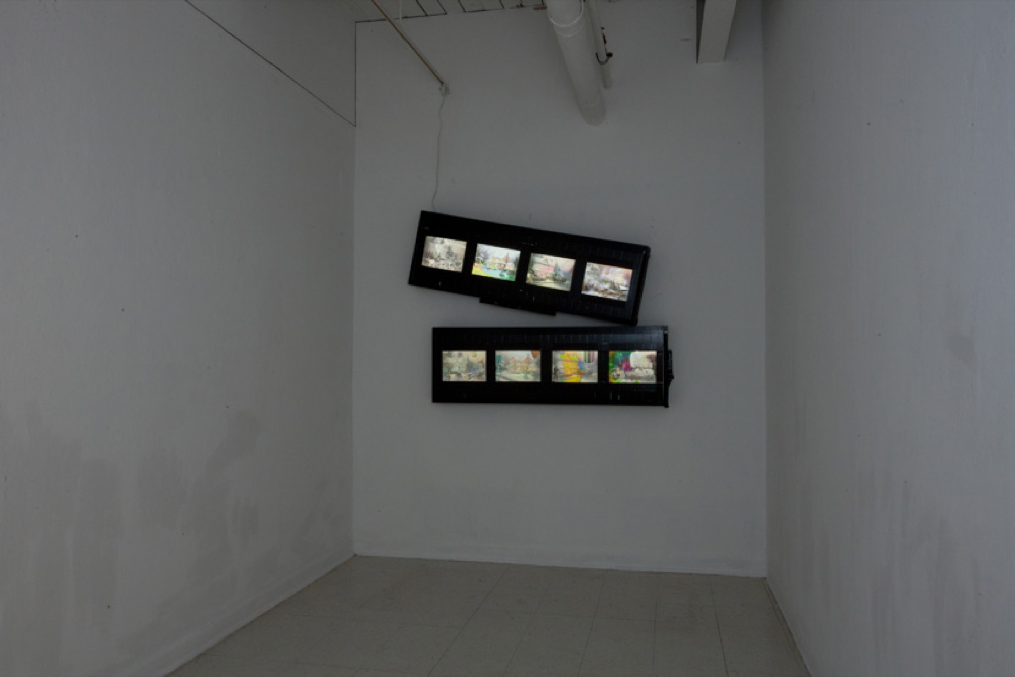 Gallery installation documented in Reaching For Xanadu